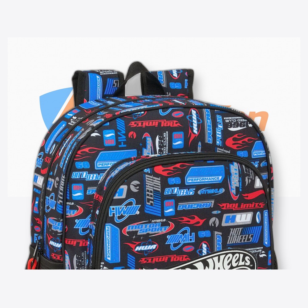 Safta Mochila Hot Wheels 38cm adaptable (imagen 5 de 6)