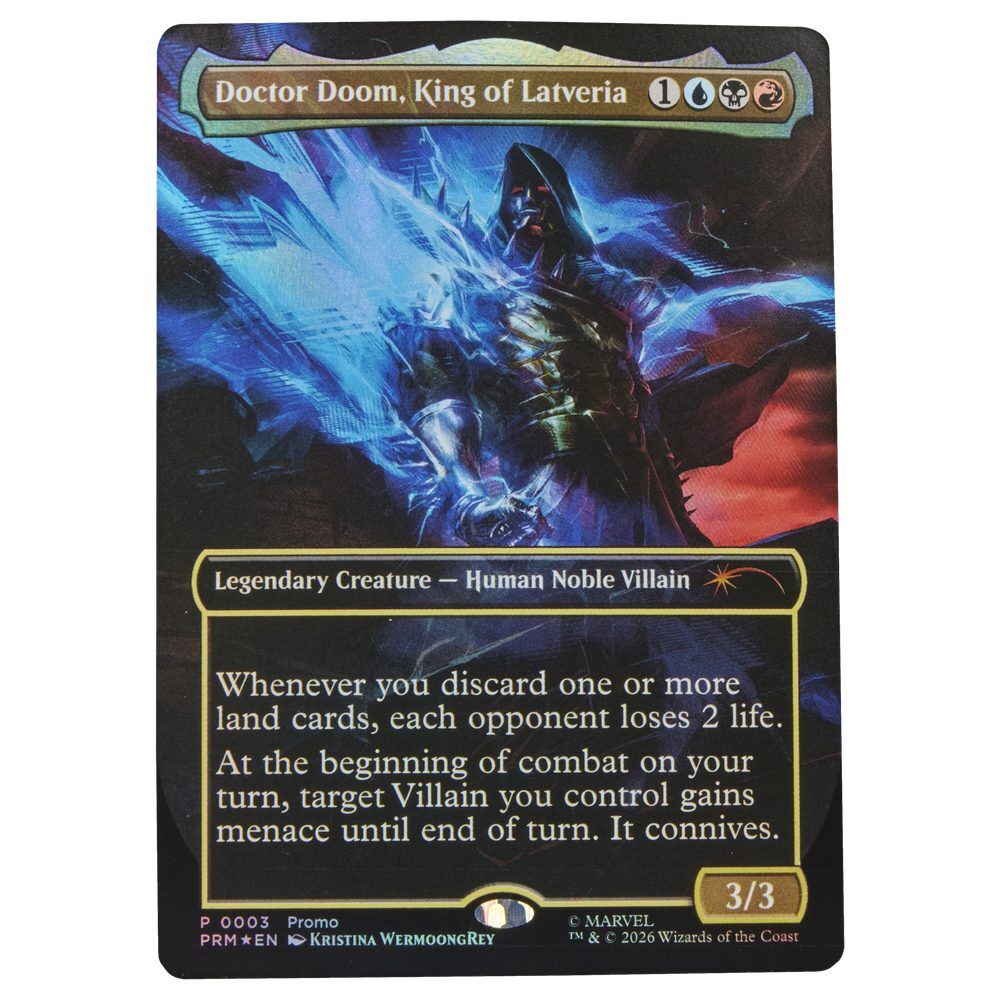 Hasbro Figura Doctor Doom 2099 Magic The Gathering Marvel Legends Series 15cm (imagen 9 de 10)