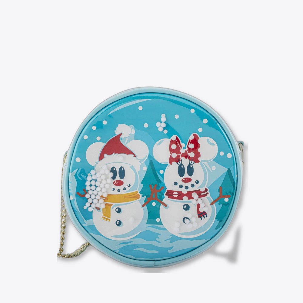 Bolso loungefly disney minnie y mickey muñecos de nieve (imagen 4 de 6)