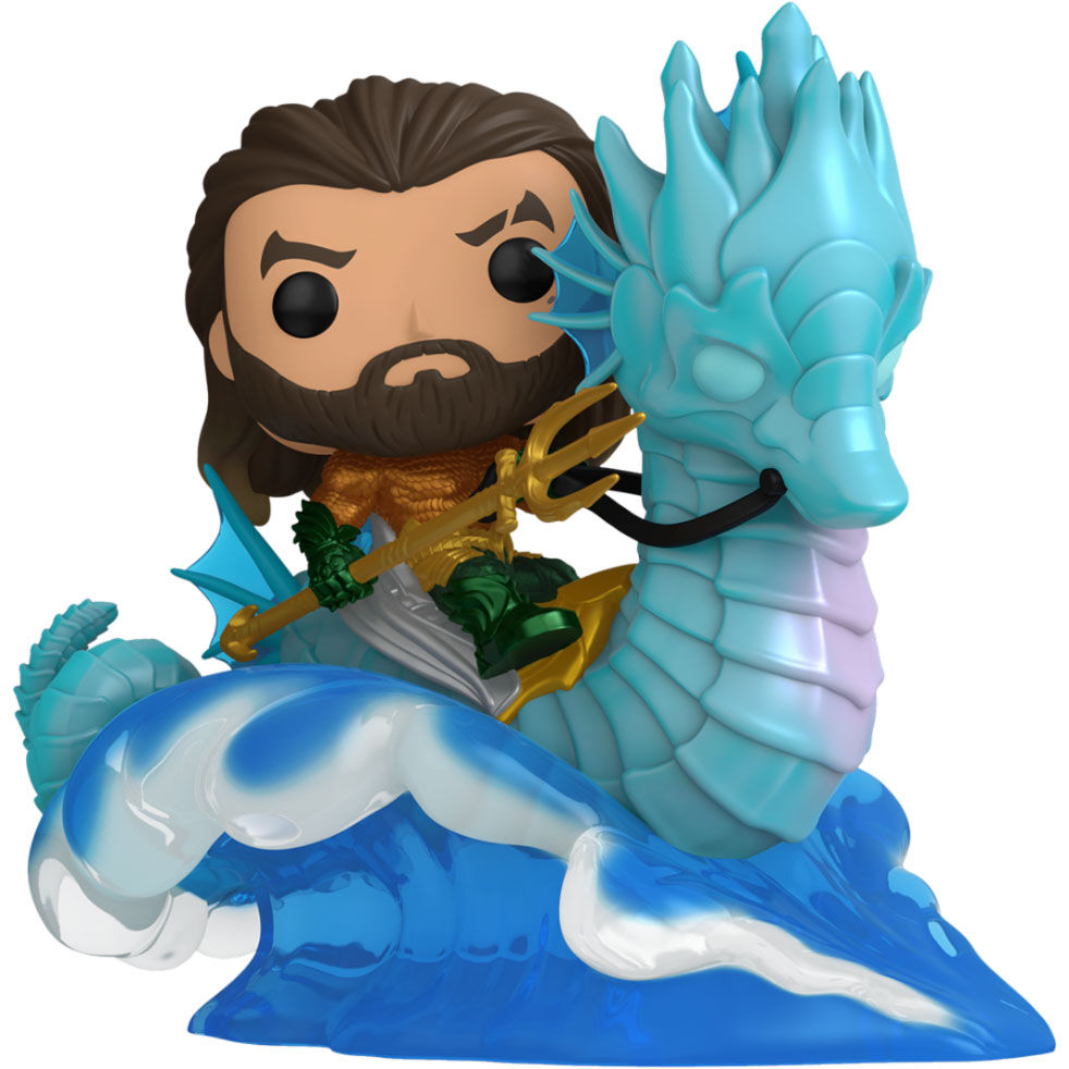 Funko Figura POP Rides Deluxe DC Comics Aquaman y el Reino Perdido Aquaman on Storm
