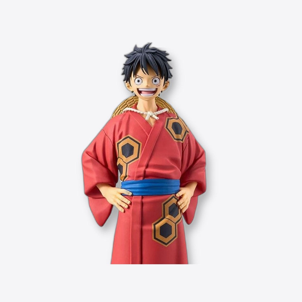 Banpresto Figura Monkey D Luffy Wanokuni Yukata The Grandline Series One Piece 16cm (imagen 3 de 6)