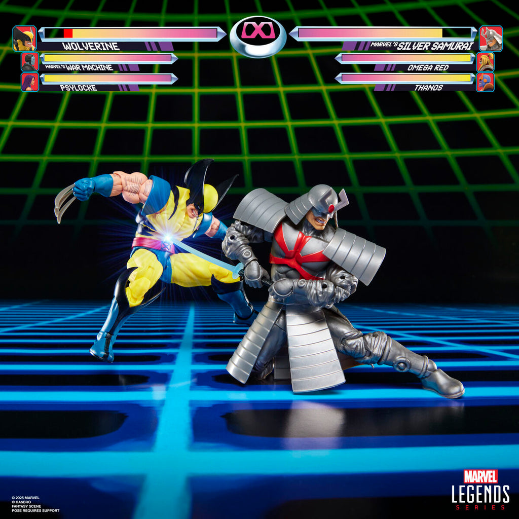Hasbro Blister 2 figuras Wolverine & Silver Samurai Gameverse Marvel Legends 15cm