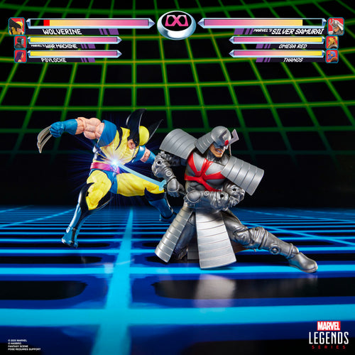 Hasbro Blister 2 figuras Wolverine & Silver Samurai Gameverse Marvel Legends 15cm