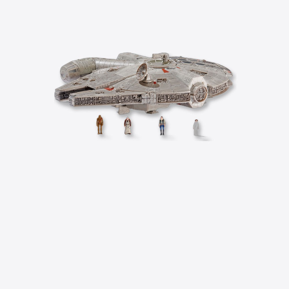Jazwares Figura star wars halcon milenario con luz y sonido (imagen 6 de 6)