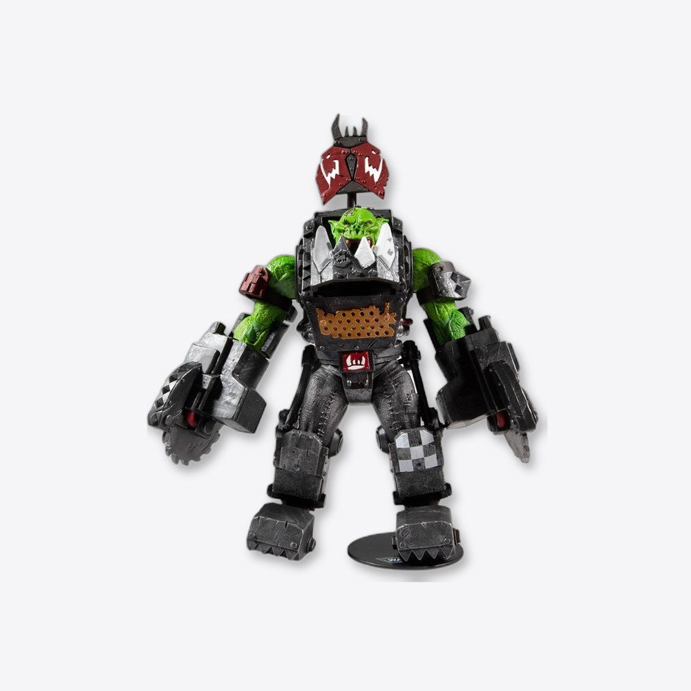 Figura mcfarlane toys warhammer 40k ork meganob con sierra circular (imagen 2 de 6)