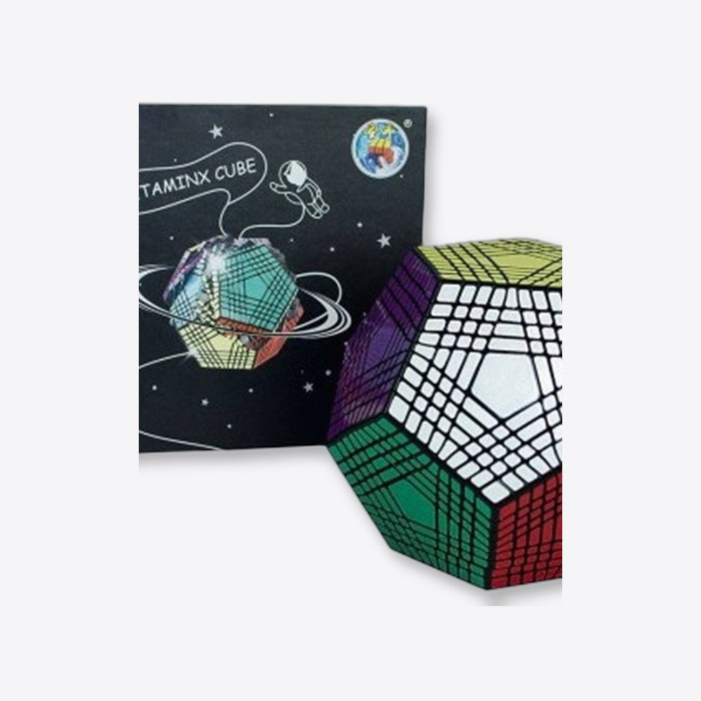Cubo de rubik shengshou petaminx dodecaedro 9x9 negro (imagen 5 de 6)