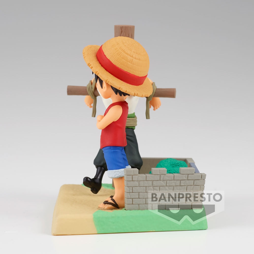 Banpresto Figura Monkey D Luffy & Roronoa Zoro Log Stories One Piece 7cm (imagen 4 de 7)