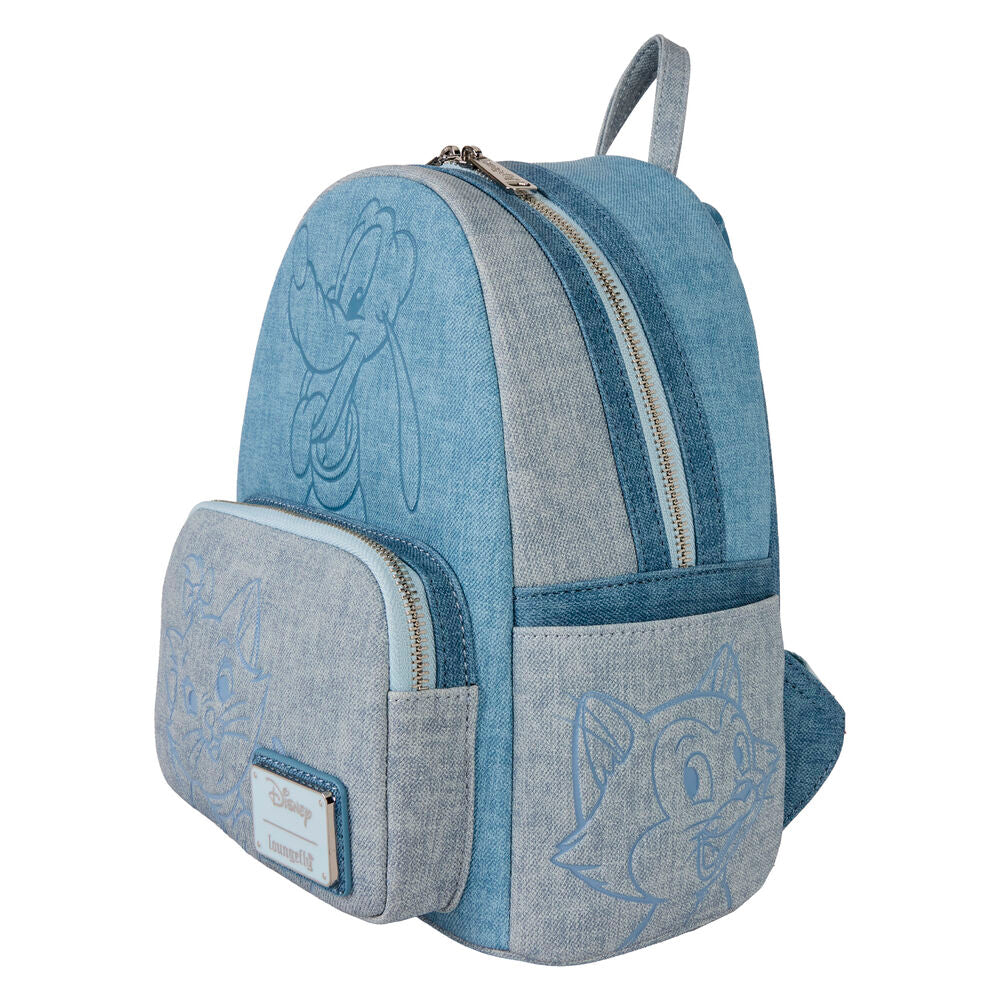 Mochila Denim Disney Loungefly 26cm (imagen 2 de 6)