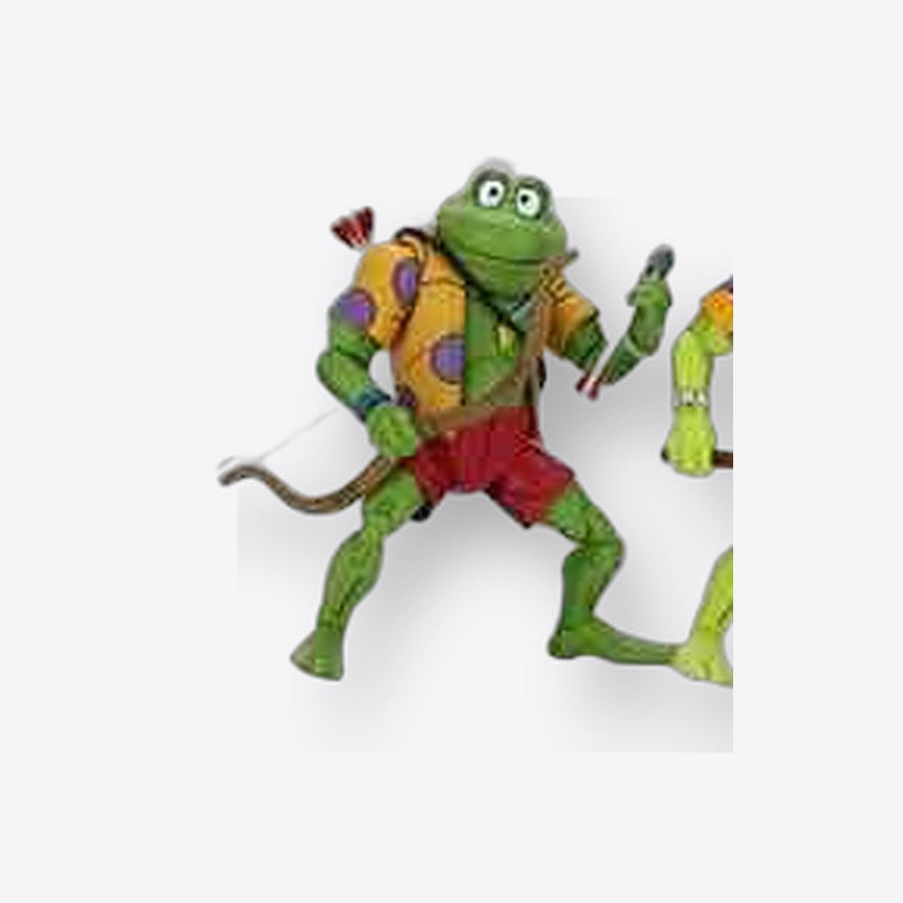 Pack 2 figuras neca ranas genghis & rasputin  scale action figure tmnt cartoon re - run (imagen 3 de 6)