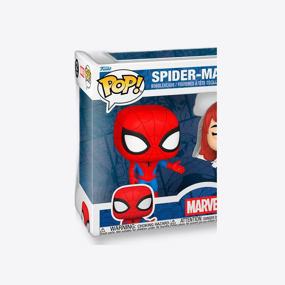 Funko Blister 2 figuras POP Marvel Spider-Man and MJ (imagen 4 de 6)