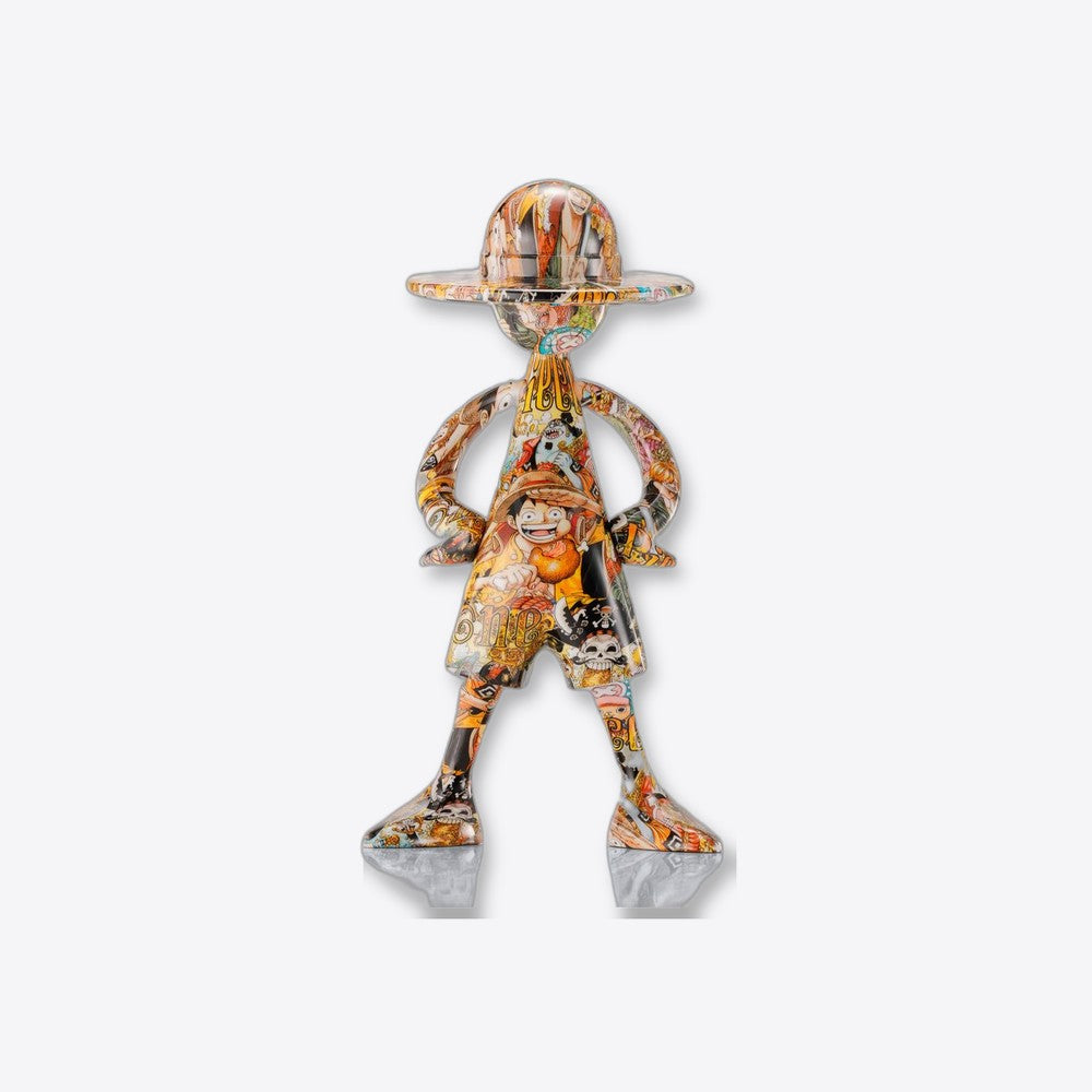 Figura tamashii nations one piece artcanvas escala 1 - 8 - 1000logs anniversary -  luffy (imagen 2 de 6)
