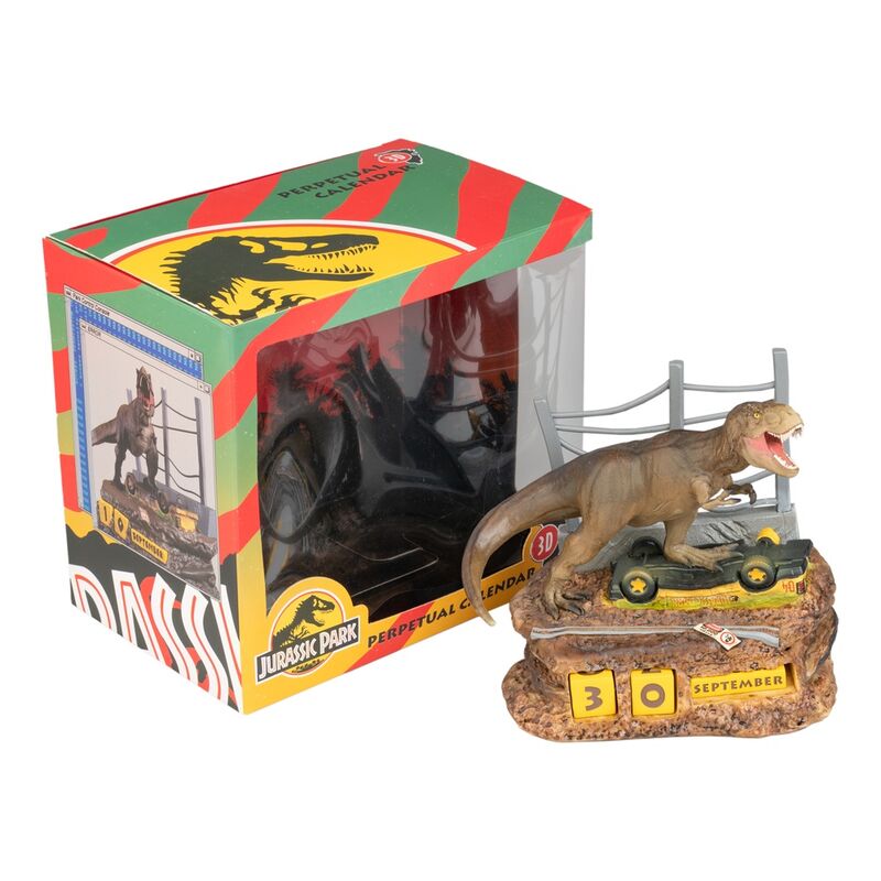 [Jurassic Park] Calendario Perpetuo 3D Logo Dinosaurio