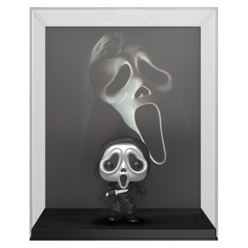 Scream Figura POP VHS Cover Ghost Face Metallic