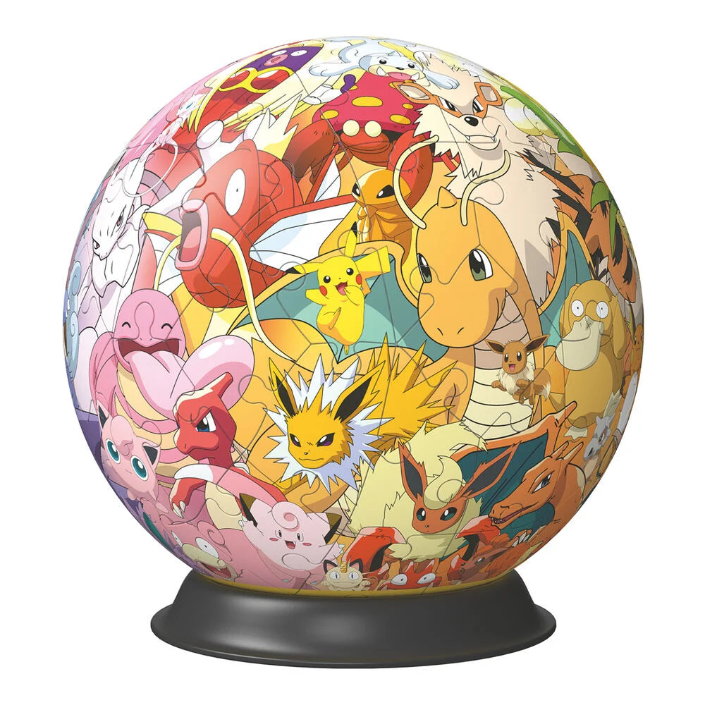 Pokemon Puzzle 3D Varios Personajes 72 Piezas Coleccionable Oficial