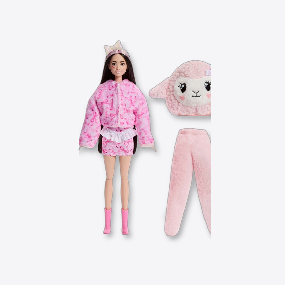 Mattel Muñeca Ovejita Rosa Cutie Reveal Lazos Dulces Barbie (imagen 6 de 6)