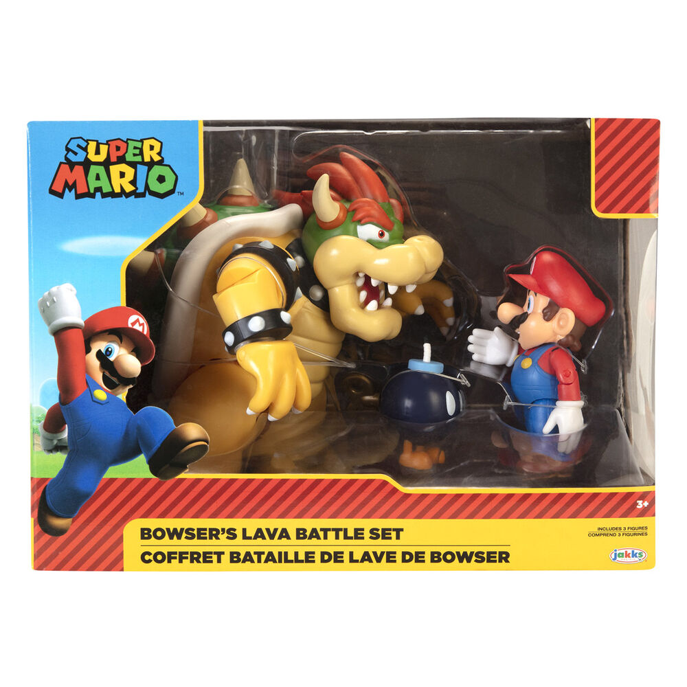 Jakks Pacific Blister Especial Mario Vs Bowser Super Mario Nintendo