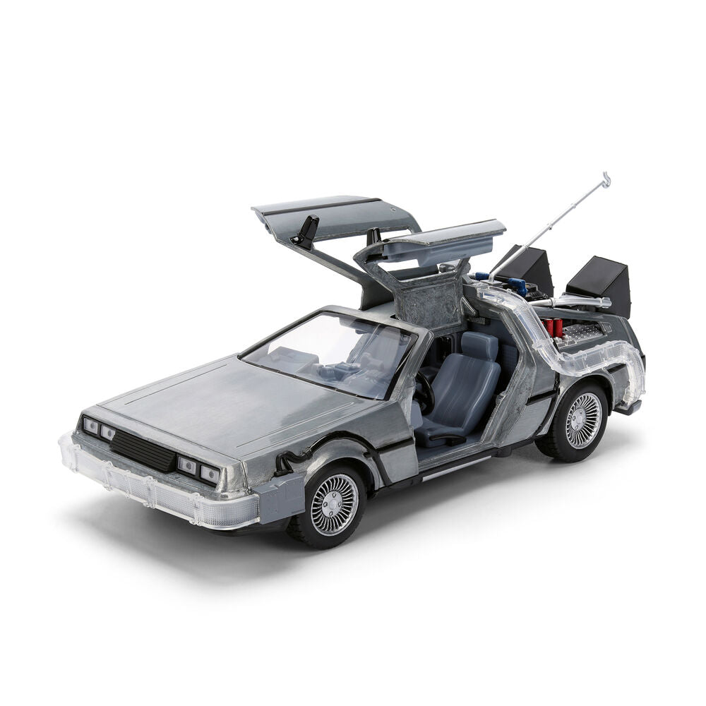 Jada Toys Replica DLorean Hollywood Rides Time Machine 40th Anniversary Regreso al Futuro (imagen 6 de 10)