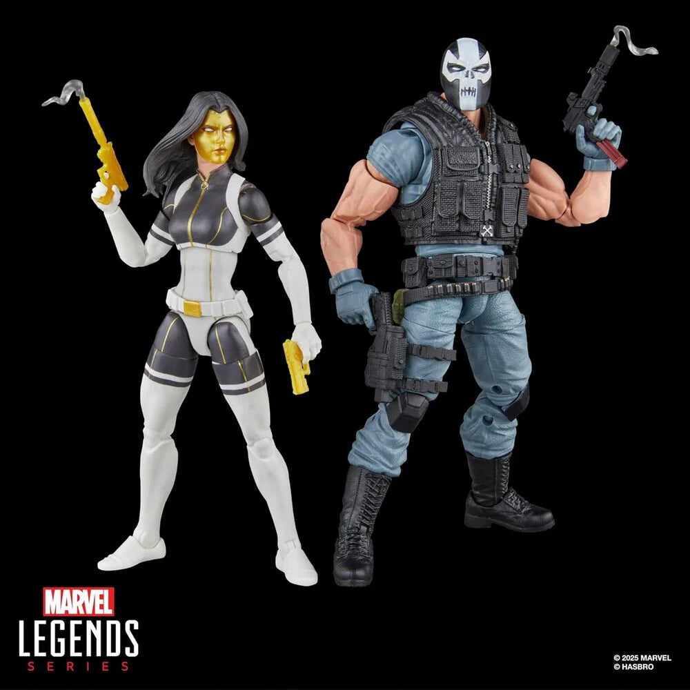 Blister 2 figuras Madame Masque & Crossbones Super Villains Marvel Legends Series - Hasbro | Coleccionismo