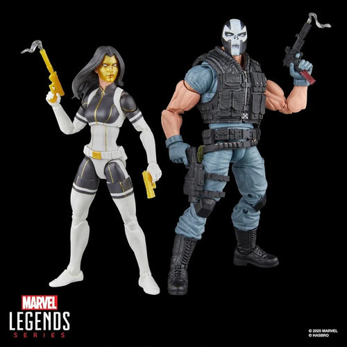 Hasbro Blister 2 figuras Madame Masque & Crossbones Super Villains Marvel Legends Series 15cm