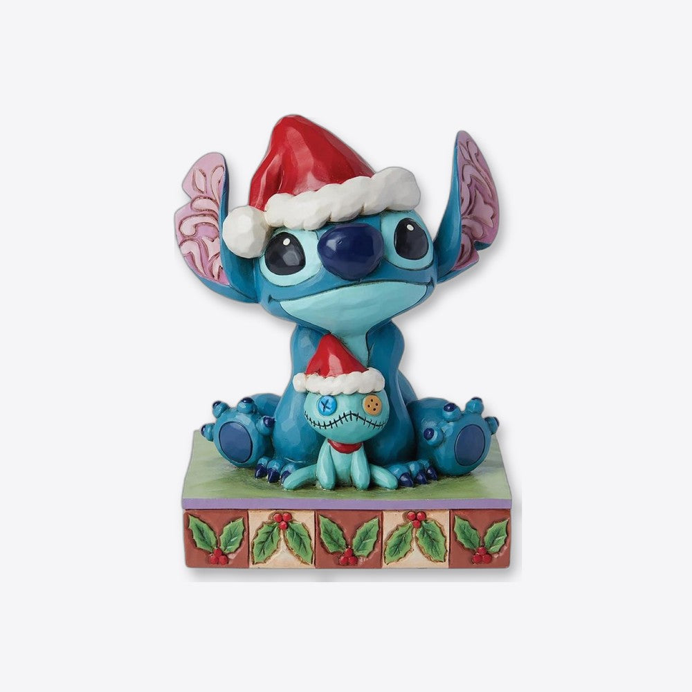 Figura enesco disney santa stitch con scrump (imagen 2 de 6)
