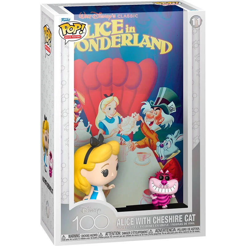 Funko Figura POP Movie Poster Disney 100th Anniversary Alicia en el Pais de las Maravillas