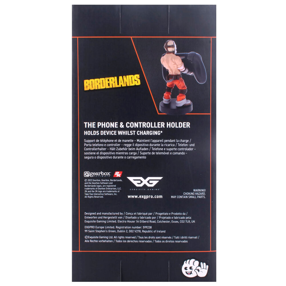 Borderlands Cable Guy Psycho Soporte Figura 21cm