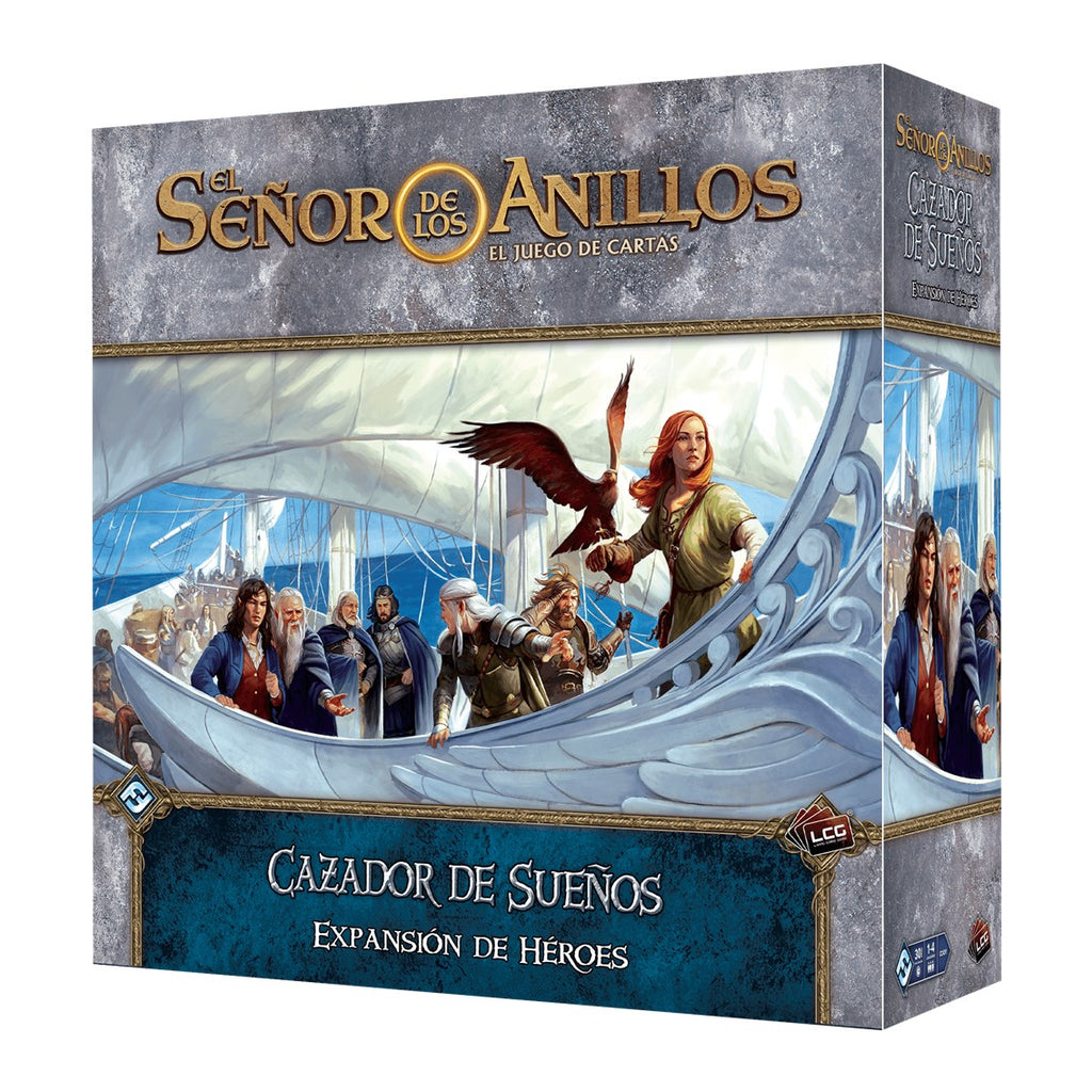 Asmodee Juego de mesa el señor de los anillos juego de cartas expansion cazador de sueños expansion de heroes edad