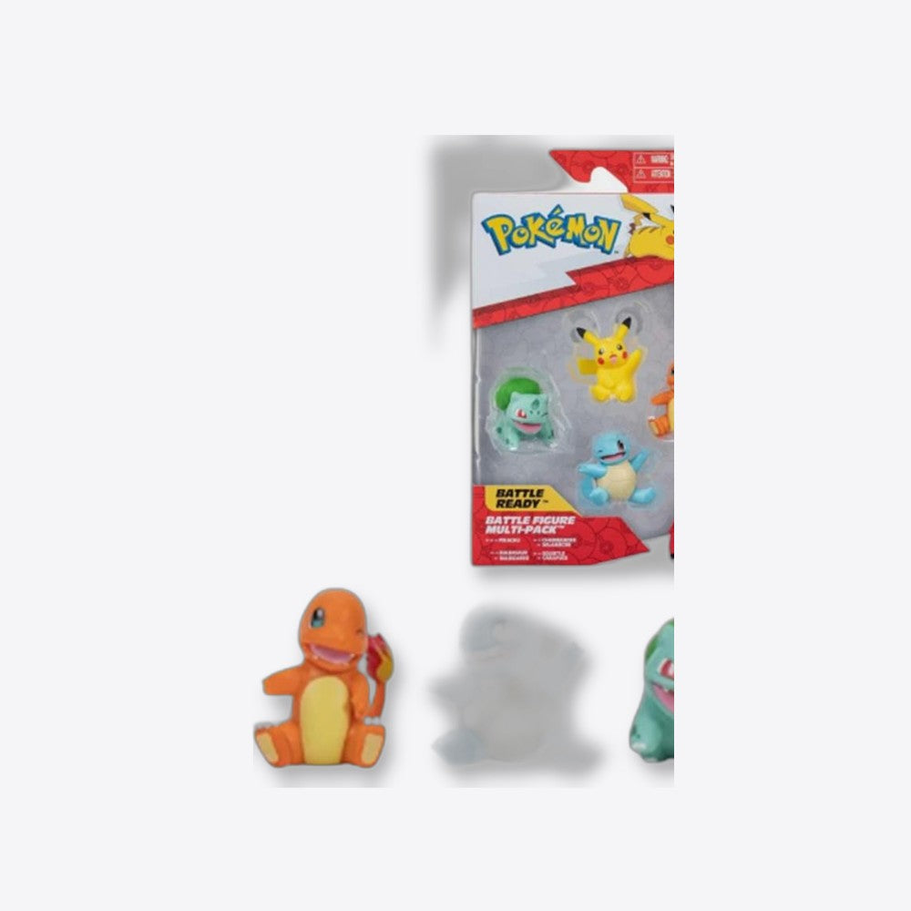 Jazwares Pack 4 figuras pokemon iniciales de kanto (imagen 3 de 6)