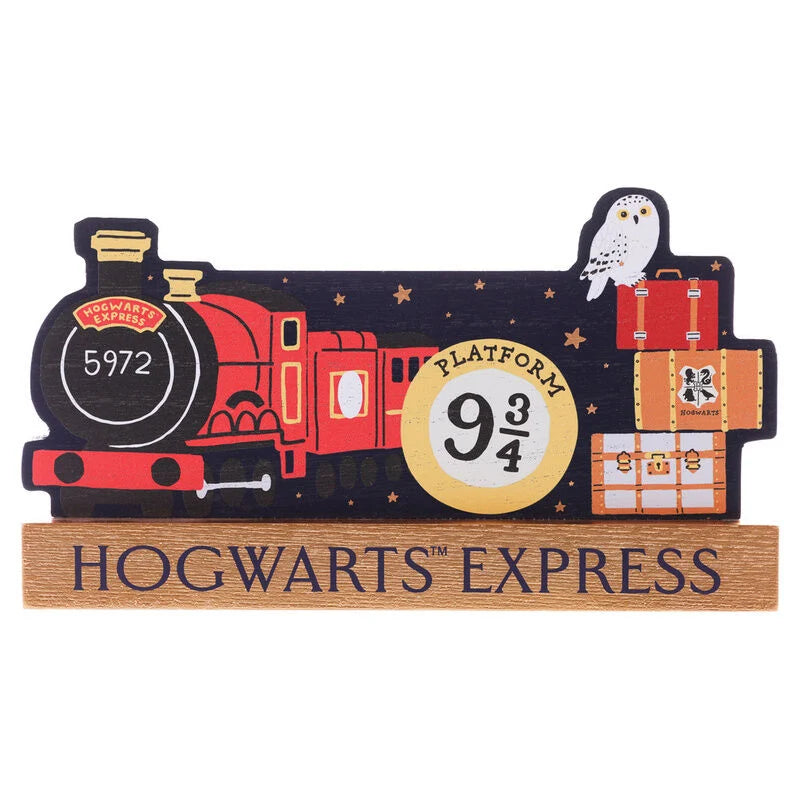 Harry Potter Placa Repisa Hogwarts Express Decoración Oficial