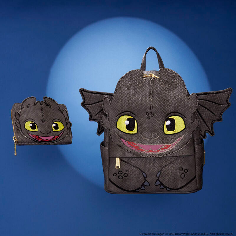 Mochila Desdentao Como Entrenar a Tu Dragon Loungefly 25cm (imagen 8 de 8)