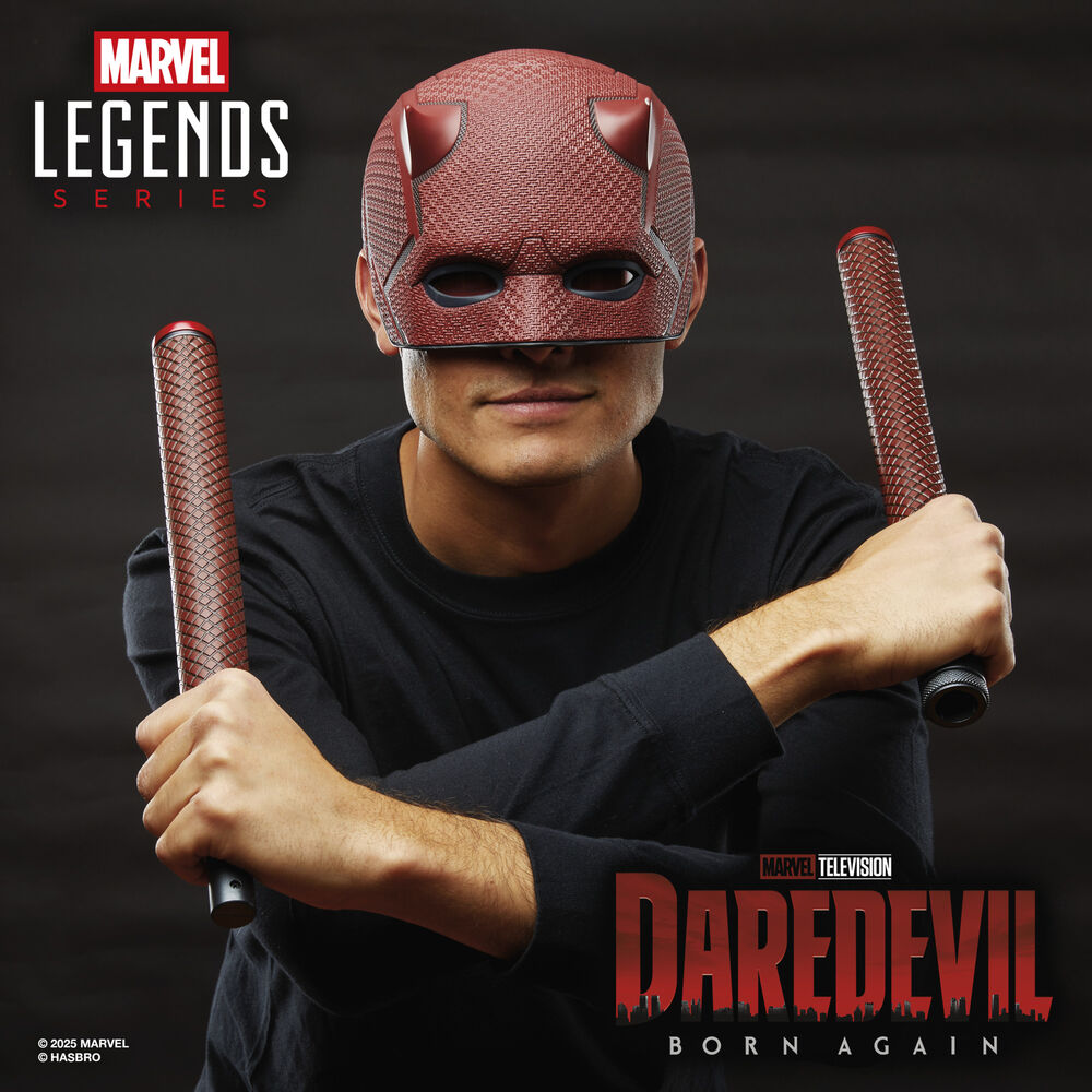 Marvel Legends Réplica Máscara + Bastón Daredevil Born Again