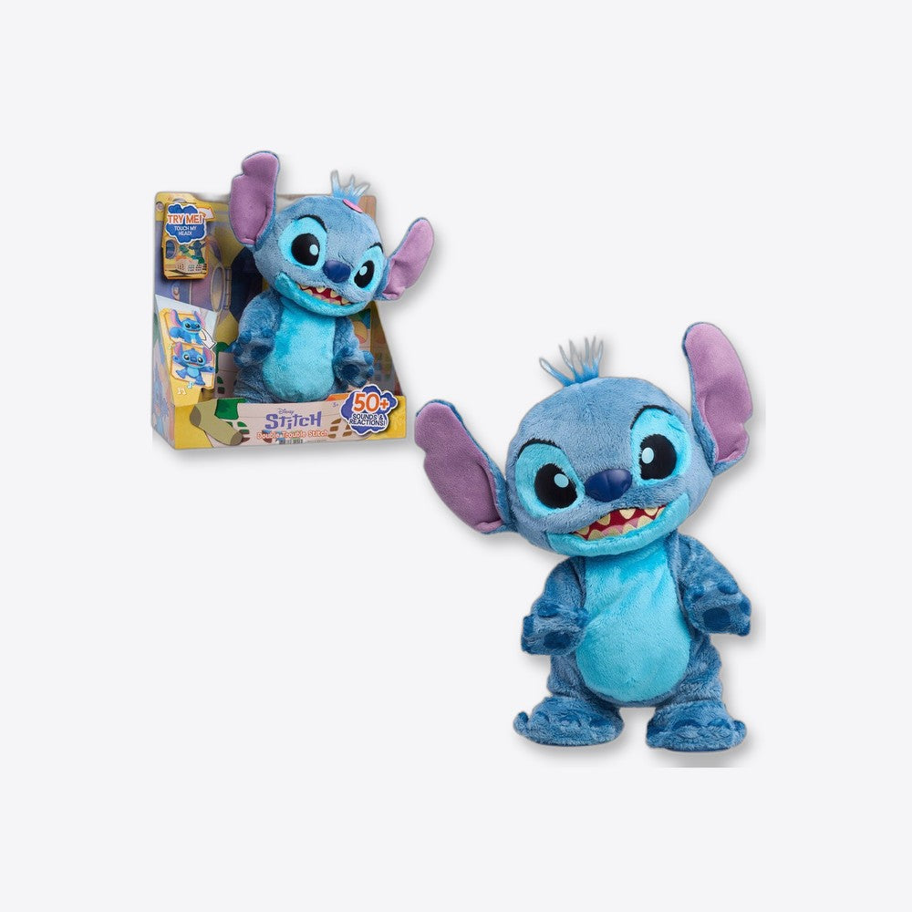 Just Play Peluche interactivo Double Trouble Stitch Disney (imagen 5 de 6)