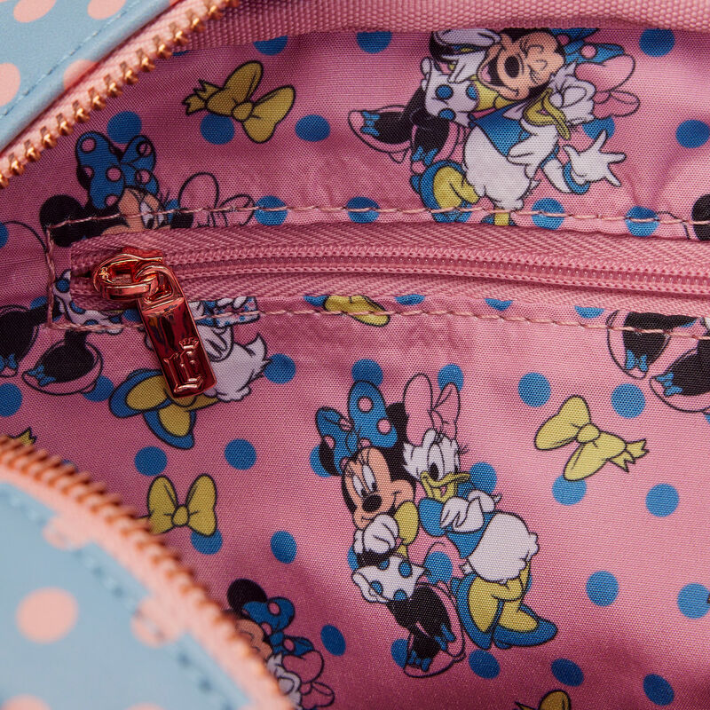 Bolso Loungefly Pastel Polka Dot Minnie Mouse Disney (imagen 5 de 6)