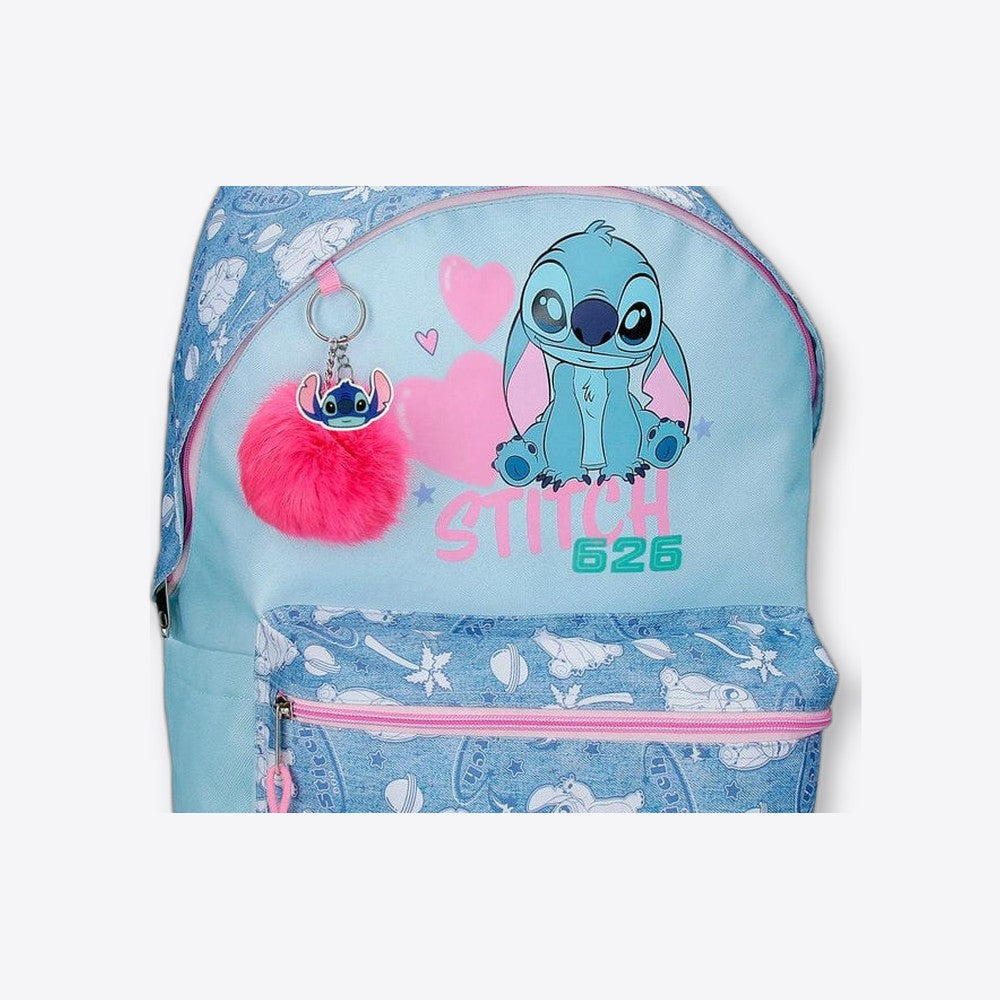 Joumma Bags Mochila Hearts Stitch Disney 44cm adaptable (imagen 6 de 6)