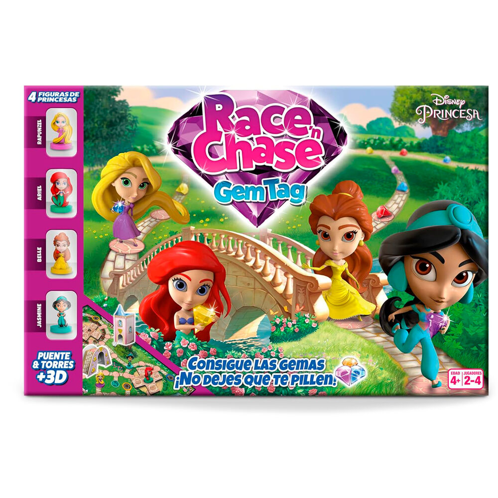 Fournier Juego mesa Race Chase Princesas Disney español (imagen 5 de 6)