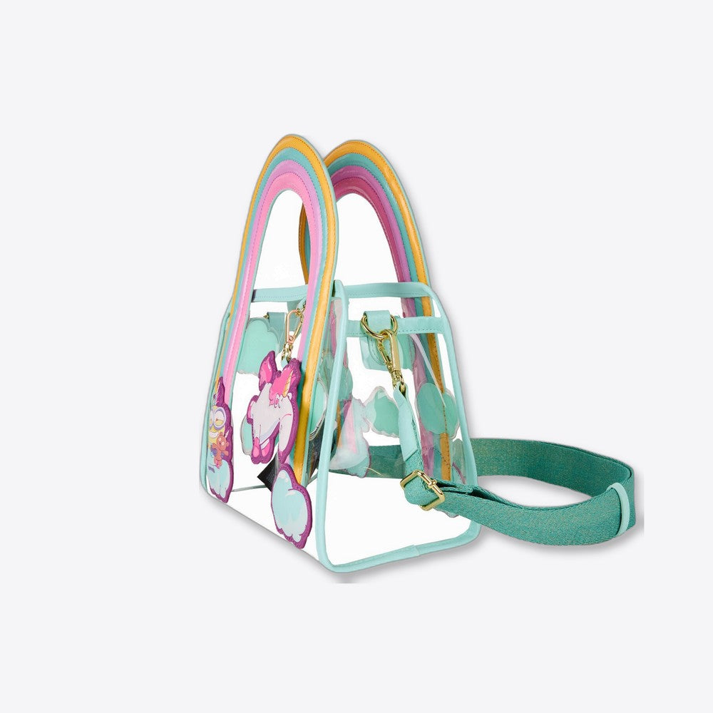 Bolso bandolera Fluffy Unicorn Minions Loungefly (imagen 6 de 6)
