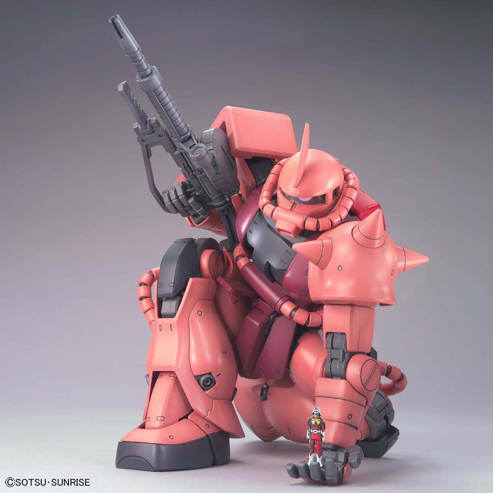 Bandai Hobby Maqueta MG 1/100 MS-06S Zaku II Char Aznable Custom Ver. 2.0 Mobile Suit Gundam (imagen 4 de 6)