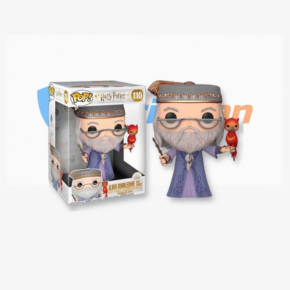Funko Figura POP Harry Potter Albus Dumbledore with Fawkes 25cm (imagen 4 de 6)