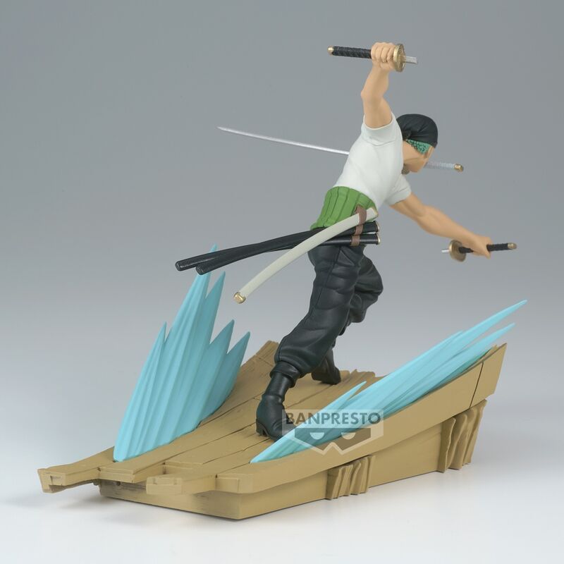 Banpresto Figura Roronoa Zoro Senkozekkei One Piece 11cm (imagen 5 de 6)