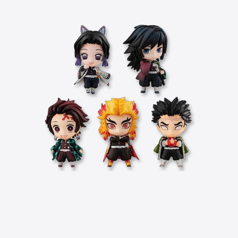 Pack 5 figuras megahouse demon slayer kimetsu no yaiba sailor tanjiro & the hashira set a (imagen 6 de 6)