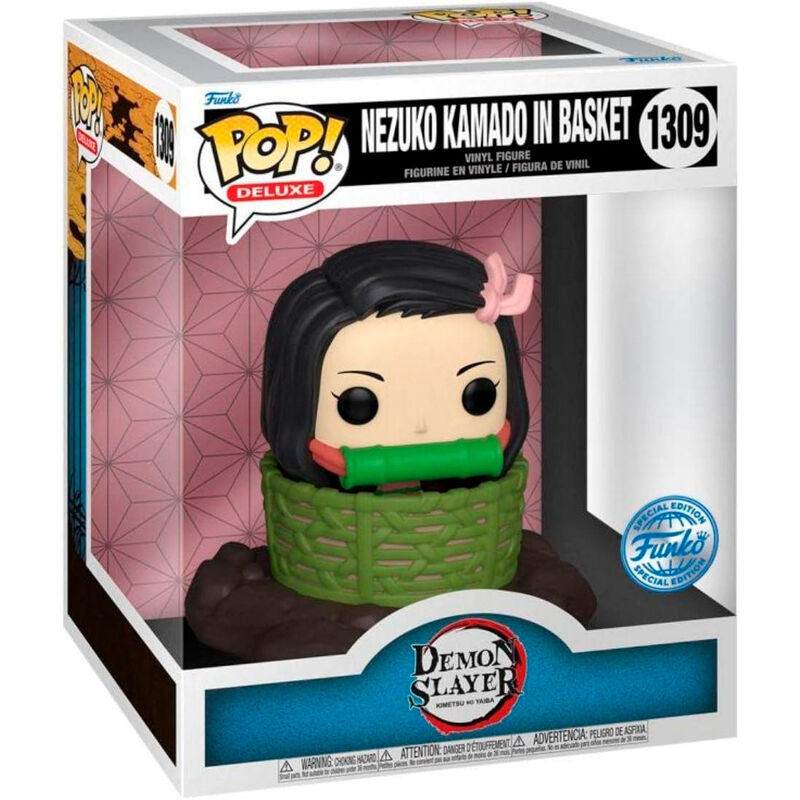 Funko Figura POP Deluxe Demon Slayer Kimetsu no Yaiba Nezuko Kamado in Basket Exclusive