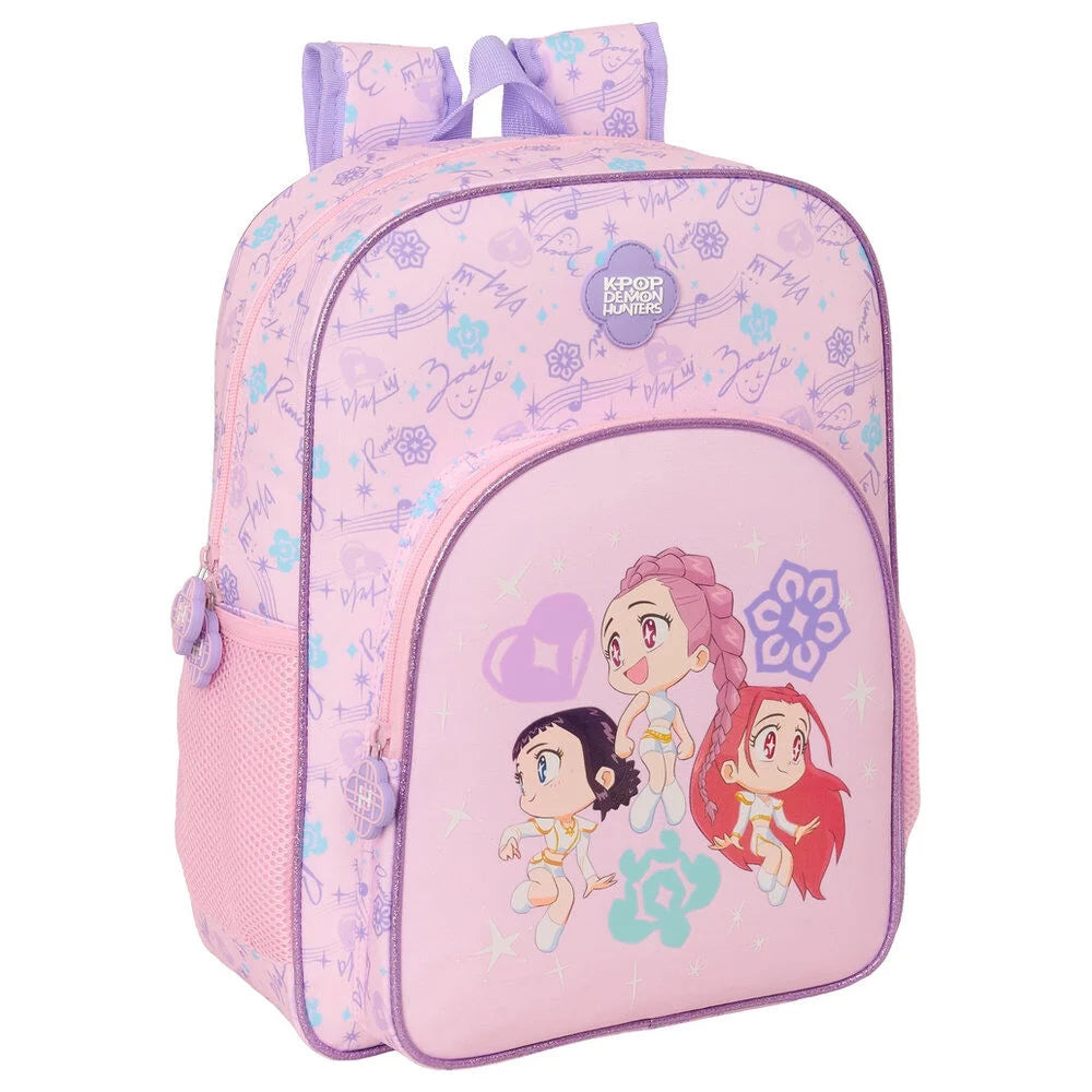 Safta Mochila Chibi Kpop Demon Hunters 38cm adaptable