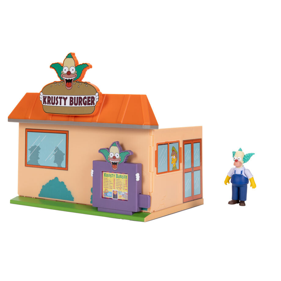Los Simpsons Playset Burger Krusty Springfield Coleccionable