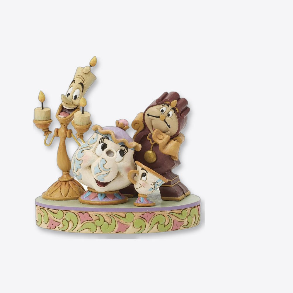 Figura enesco lumiere - la senora pott - chip y cogsworth (imagen 6 de 6)