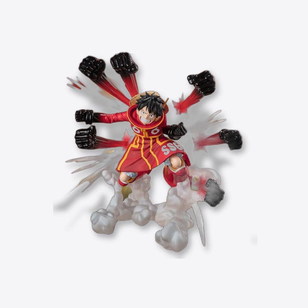 Tamashii Nations Figura S.H. Figuarts Zero Monkey D Luffy Gum Gum Hawk Gatling Extra Battle One Piece 18cm (imagen 5 de 6)