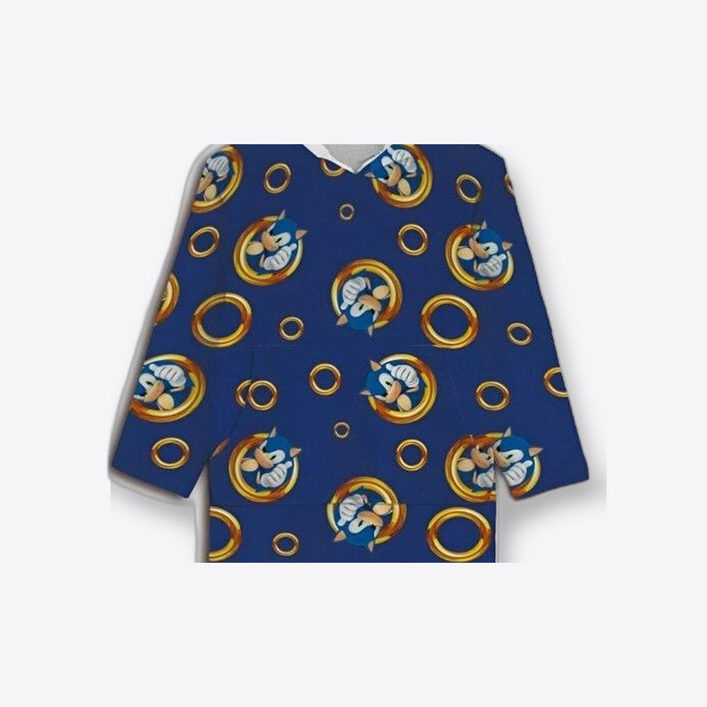 Sega Bata sudadera oversize Sonic the Hedgehog coral infantil (imagen 6 de 6)