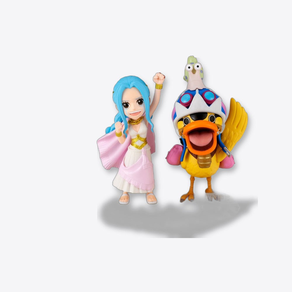 Banpresto Figura world collectable Log Series Nefeltari Vivi & Karoo One Piece 7cm (imagen 4 de 6)