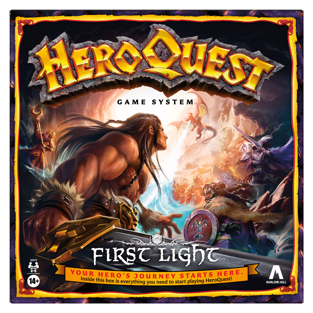 Hasbro Juego mesa First Light Hero Quest español
