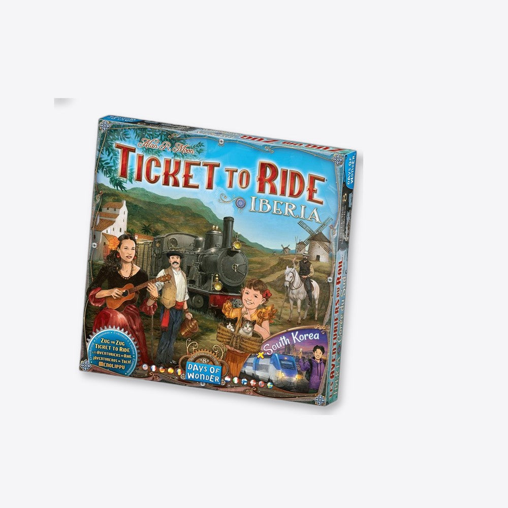 Asmodee Juego de mesa ¡aventureros al tren! iberia y corea del sur edad recomendada 8 años (imagen 6 de 6)