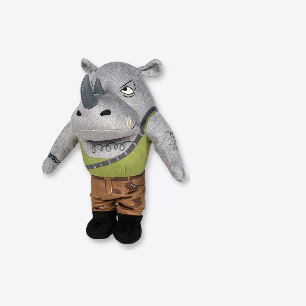 Play By Play Peluche Rocksteady Mutant Mayhem Tortugas Ninja 28cm (imagen 6 de 6)